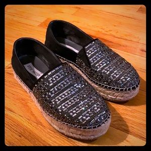 Steve madden jeweled espadrilles